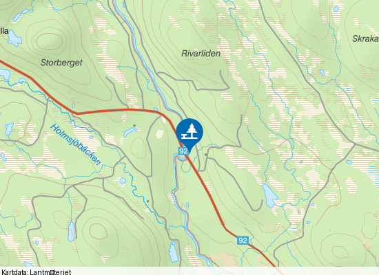 Lögdeälven på kartan