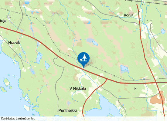 Aavajoki på kartan