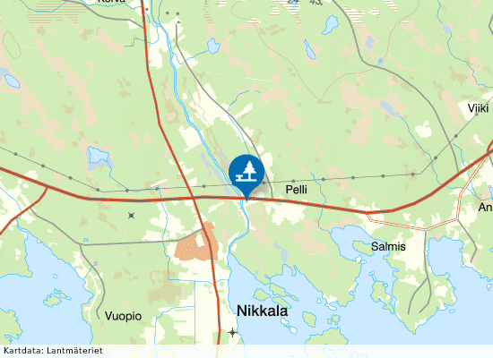 Keräsjoki på kartan