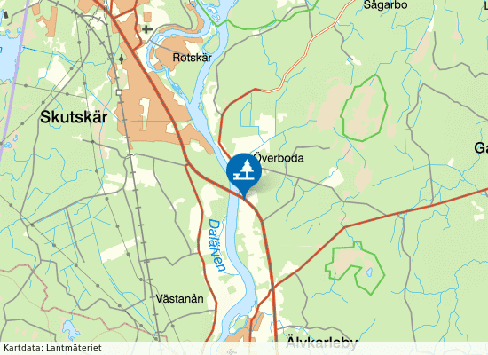 Dalälvsbron på kartan