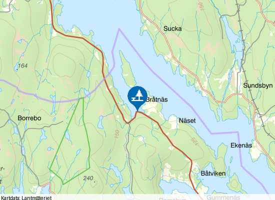 Hunduddarne på kartan