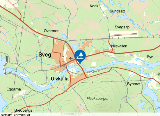 Information Härjedalen på kartan