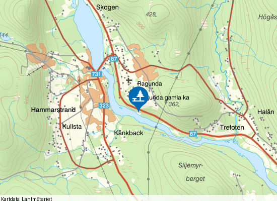 Prästberget på kartan