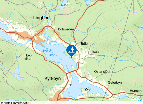 Rastladan på kartan