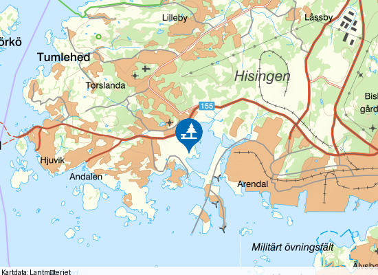Rastplats på kartan