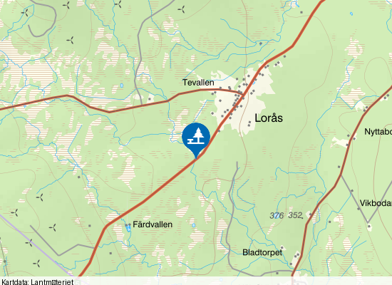 Sågån på kartan