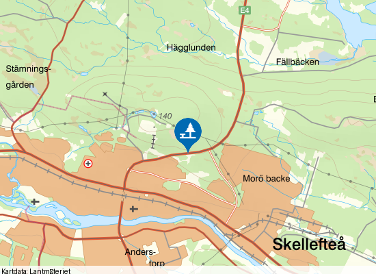 Solbacken på kartan