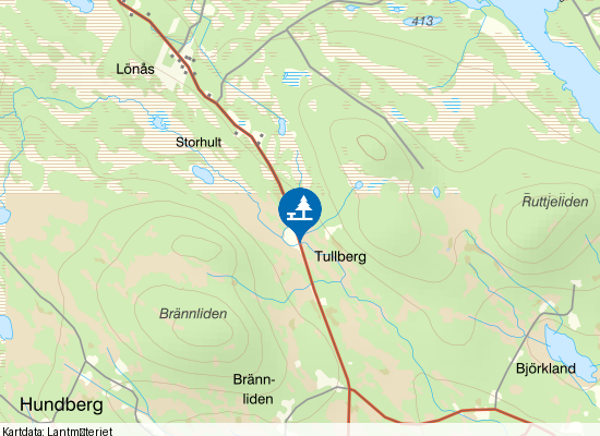 Tullberg på kartan