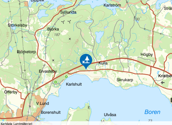 Utsikten på kartan