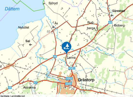 Viggenrastplats på kartan
