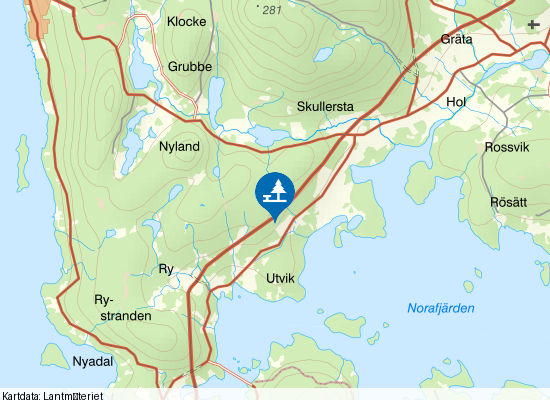 Näsberget på kartan