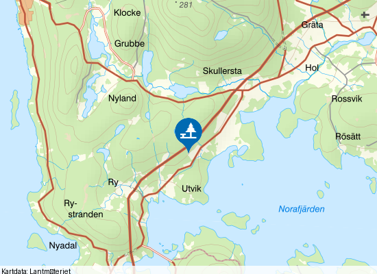 Näsberget på kartan