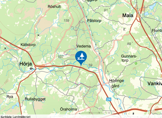 Röke å på kartan
