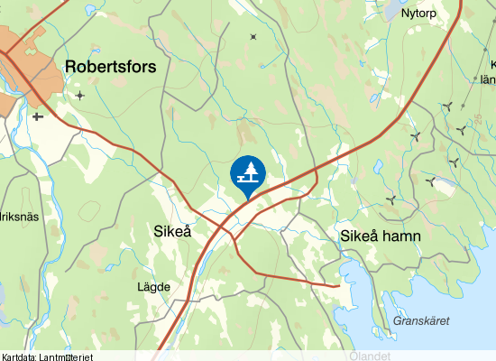 Sikeå på kartan