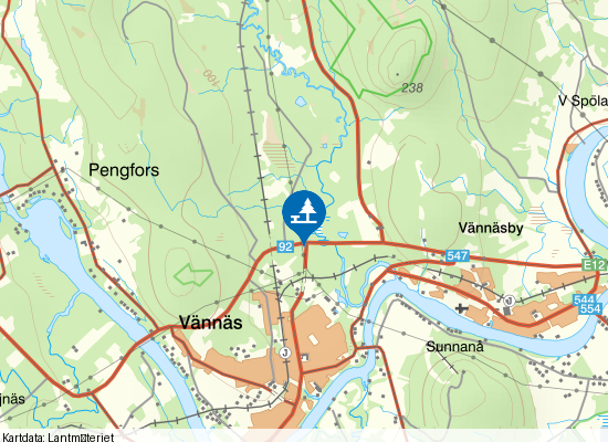 Görjmyran på kartan