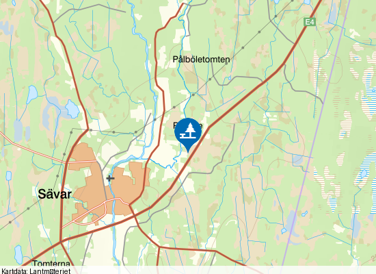 Sävar Norr på kartan