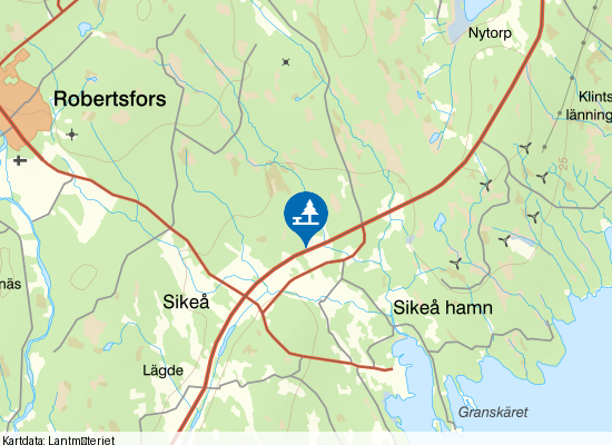 Sikeå på kartan