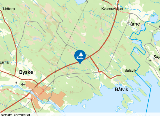 Byske Norr på kartan