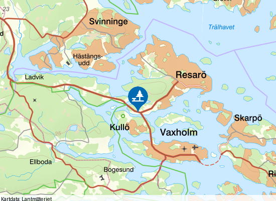 Engarn på kartan