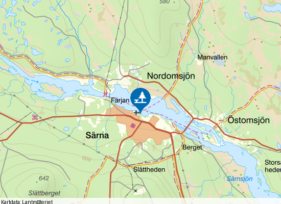 Gammelkyrka på kartan