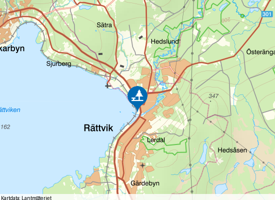 Rättvik Helsingland på kartan