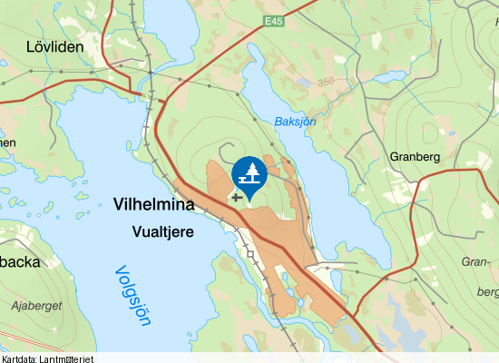 Kyrkberget på kartan
