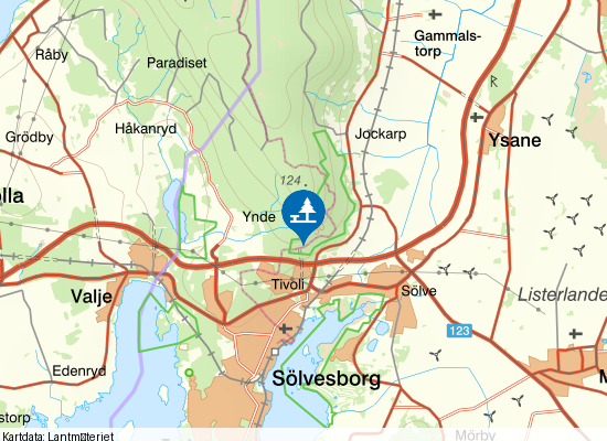Ryssberget på kartan