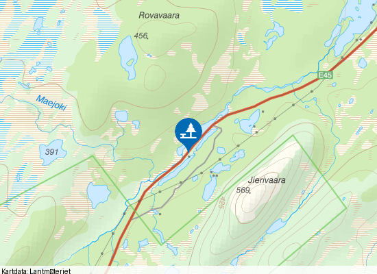 Kojan på kartan