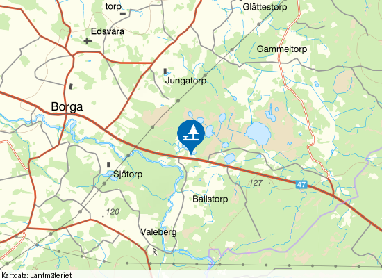 Femöringen på kartan