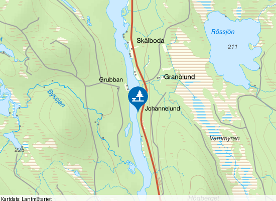 Umeälven på kartan