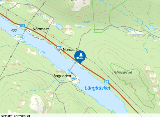 Långträsket på kartan