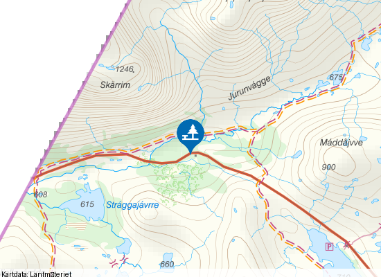 Junkarälven på kartan