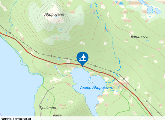 Sjaunja på kartan