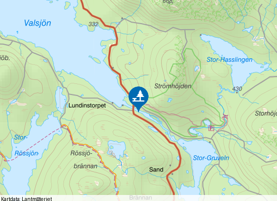 Toskströmmen på kartan