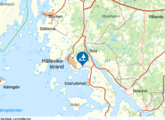 Sollidsvägen på kartan