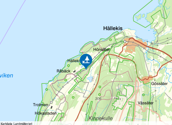 Munkängarnas naturreservat på kartan