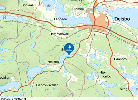 Lill Ecklingen på kartan