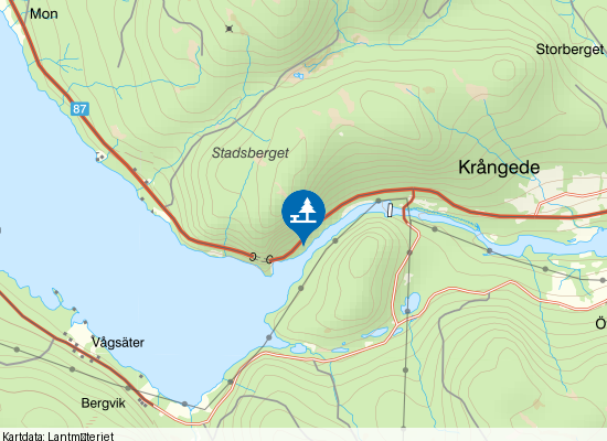 Indalsälven, Gesunden på kartan