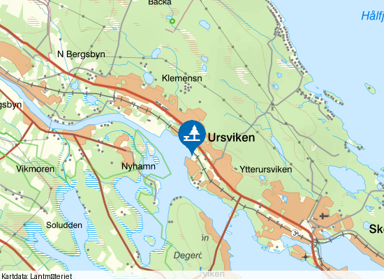 Skellefteälven på kartan