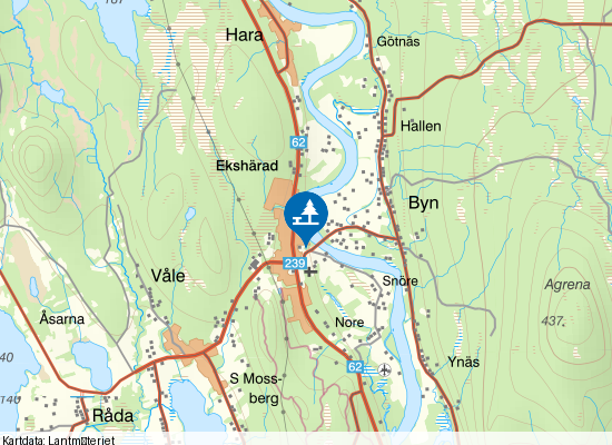 Klarälven på kartan