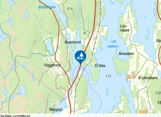 Nässundet på kartan