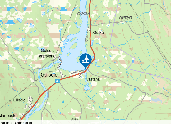 Ångermanälven på kartan