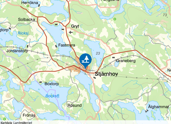 Stjärnhov på kartan