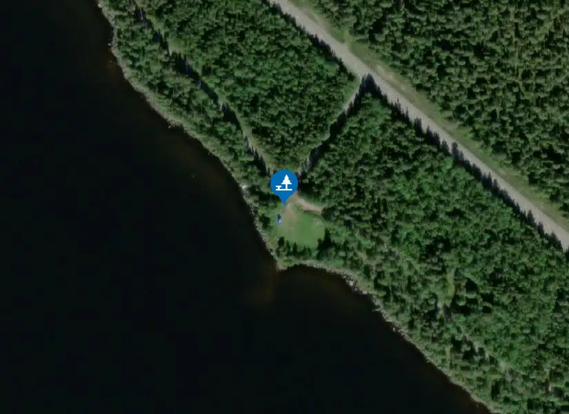 Satellitbild över Funäsdalssjön mitten