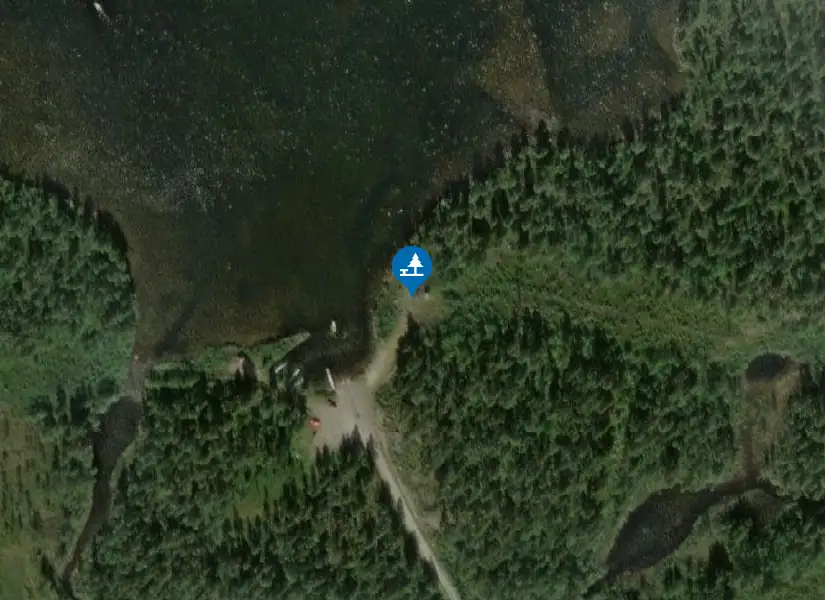 Satellitbild över Badplats