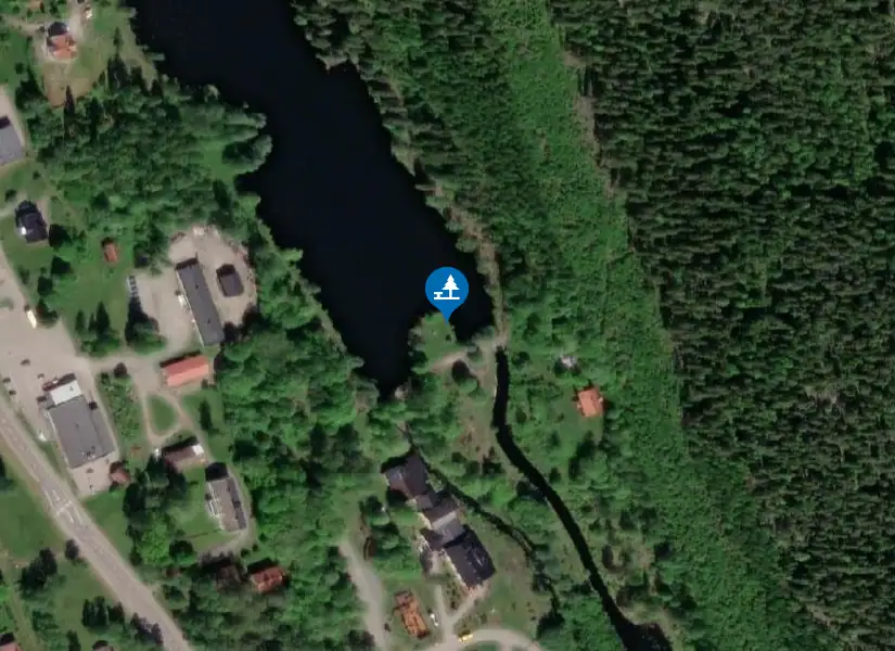Satellitbild över Lesjöfors