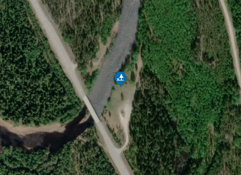Satellitbild över Lögdeälven