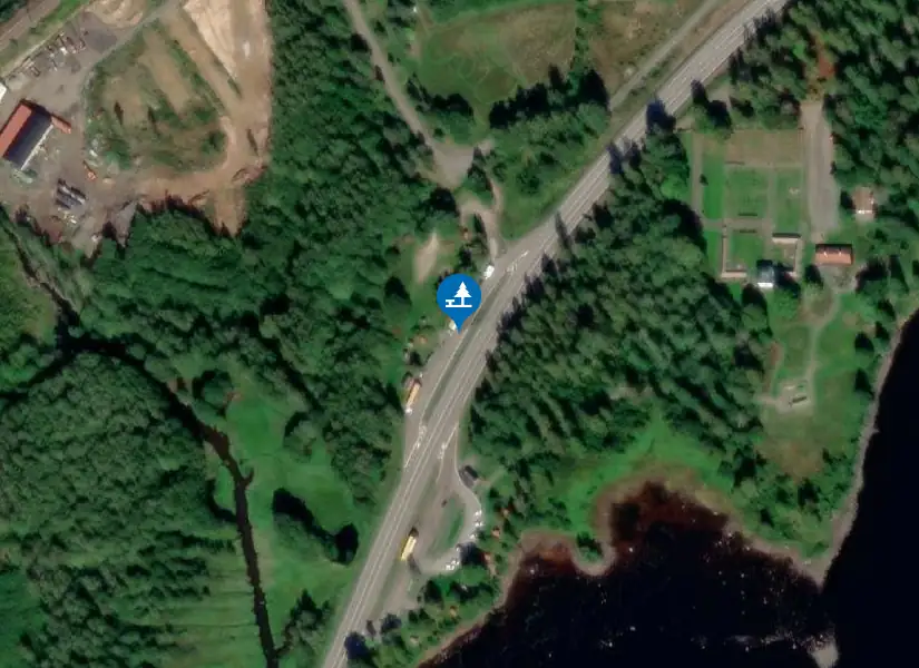 Satellitbild över Borasjön V