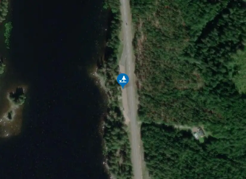 Satellitbild över Rällsjön