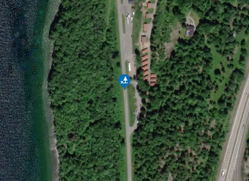 Satellitbild över Vida Vättern